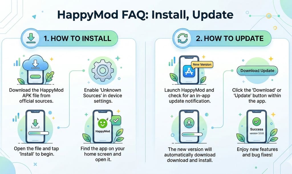 HappyMod home screen