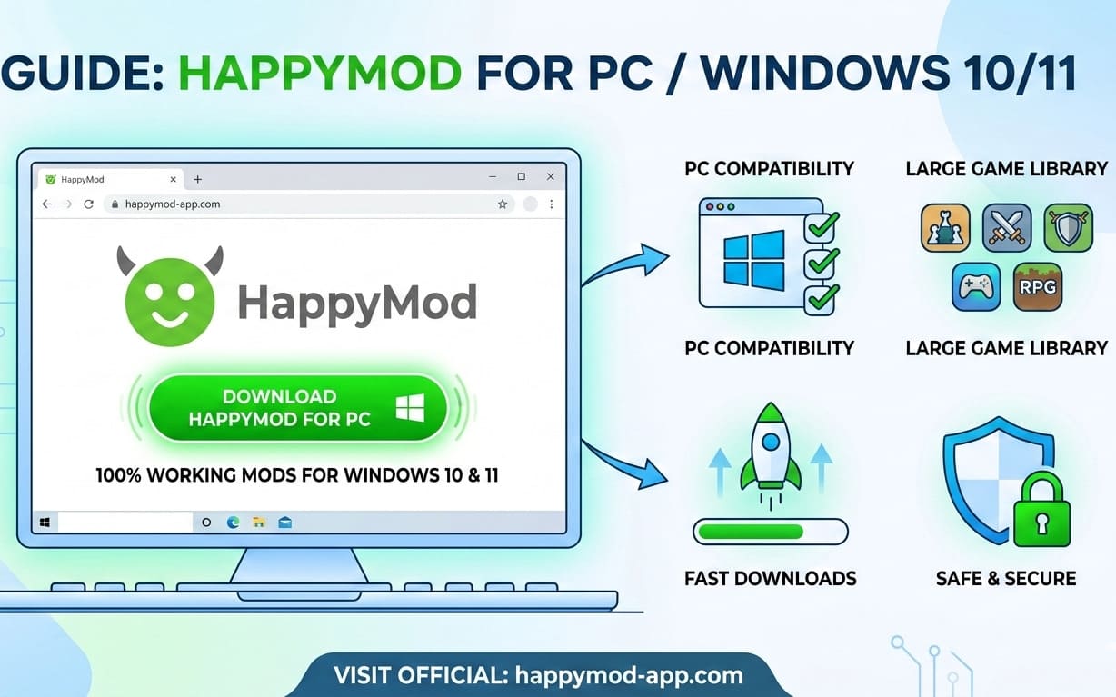 HappyMod on Windows emulator